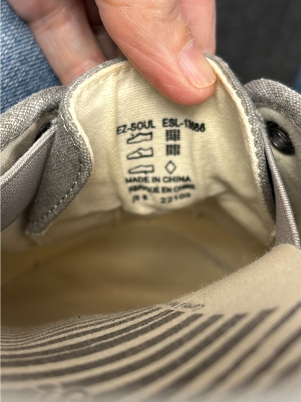 Taos Footwear Gray Slip-On Canvas Sneakers - Picture 4 of 9